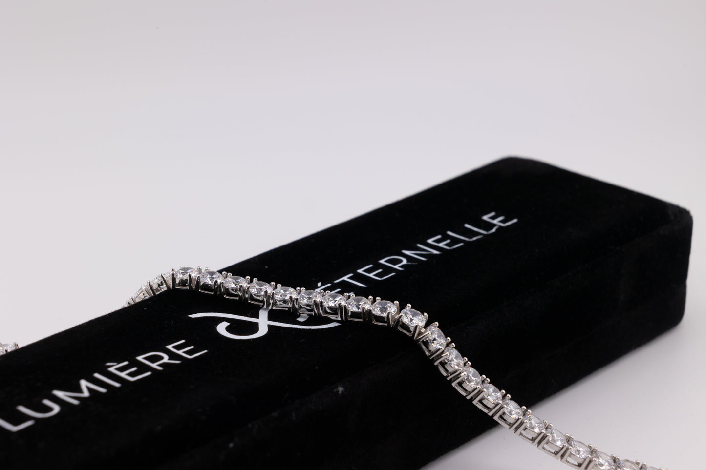 First Light 925 Silber Tennis Armband